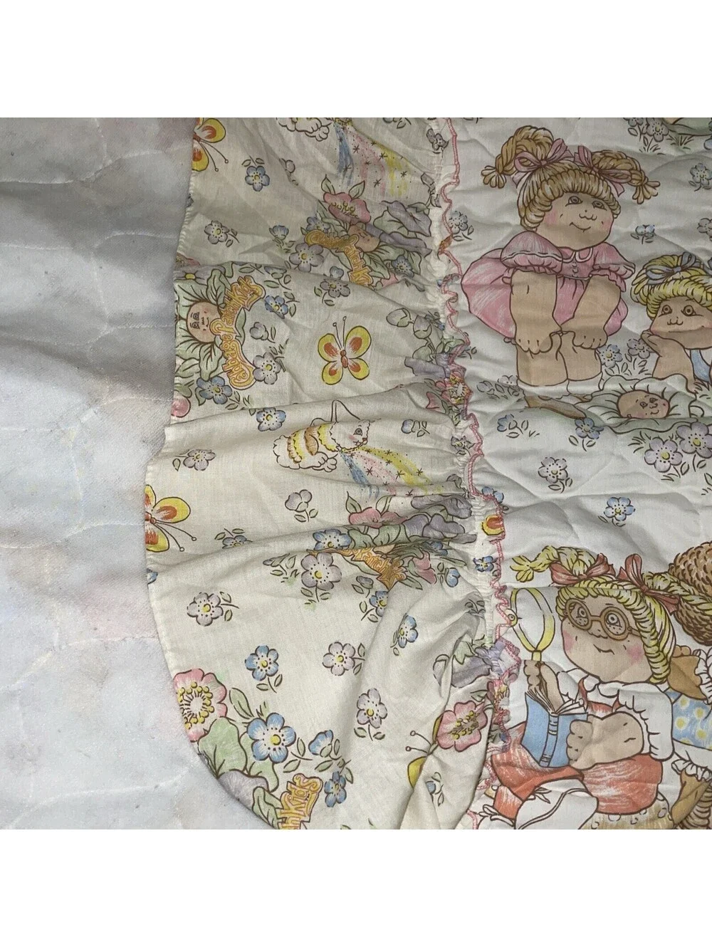 Vintage Cabbage Patch Twin Size Comforter And Sheet Set